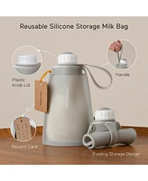 Momcozy Silicone Milk Storage Bags 5pcs-Light Purple