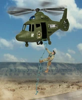 U.s. Army Chopper With 2 Soldiers Playset