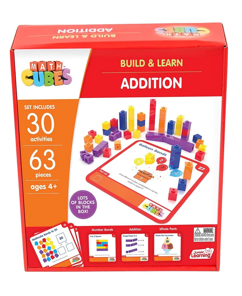 Junior Learning Mathcubes - Addition Activity Set