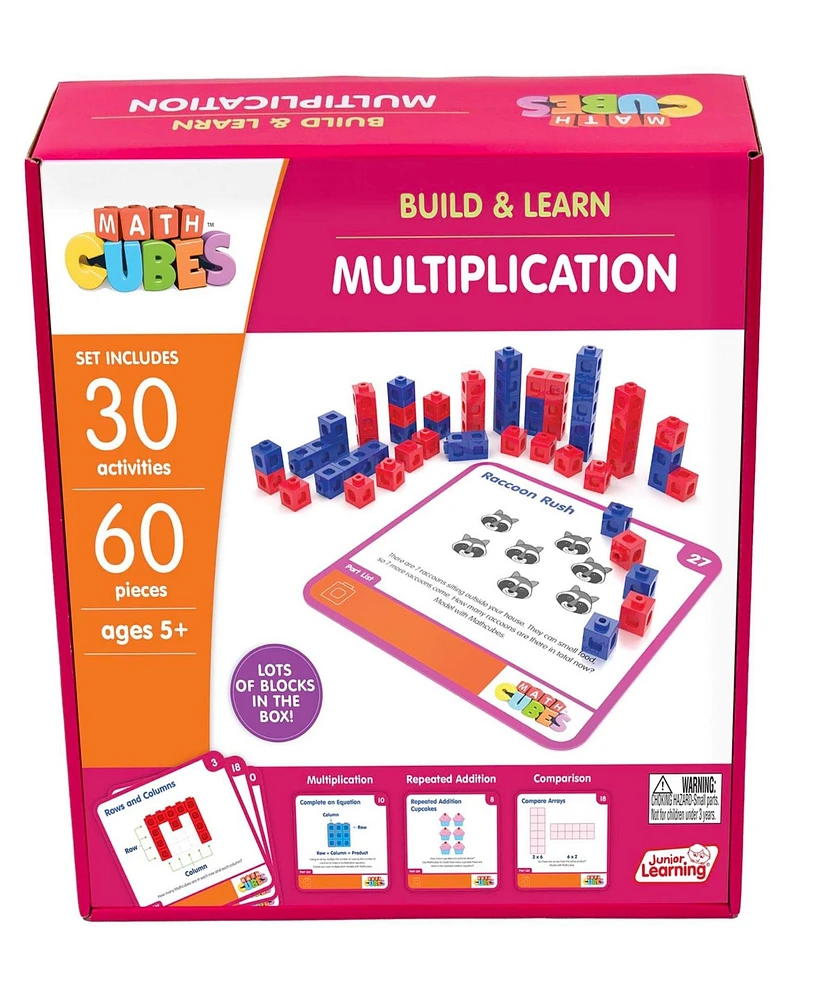 Junior Learning Mathcubes - Multiplication Activity Set