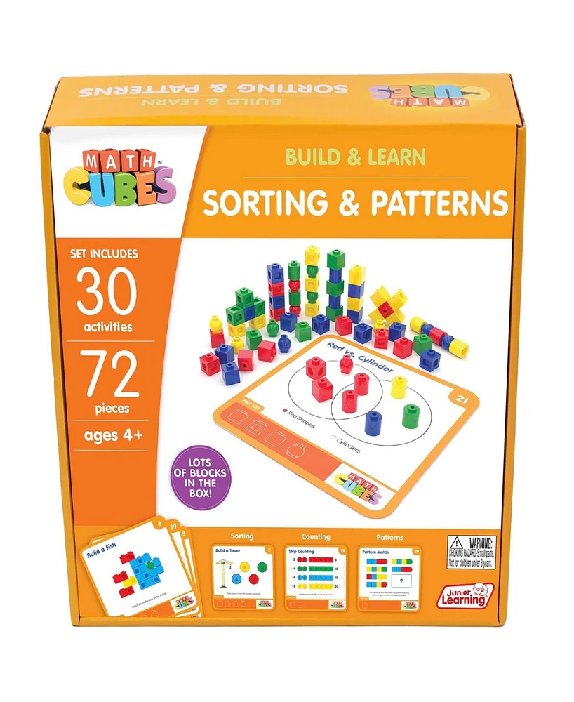 Junior Learning Mathcubes - Sorting Patterns Activity Set