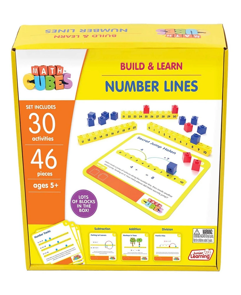 Junior Learning Mathcubes - Number Lines Activity Set