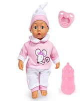 Bayer Design Pink Mouse Baby Doll