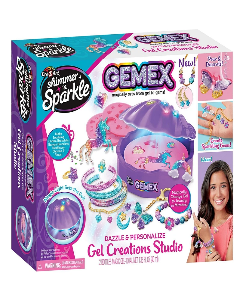 Cra-z-Art Shimmer N' Sparkle Gemex Gel Creations Studio