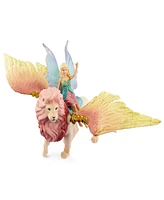 Schleich Bayala Fairy In Flight On Winged Lion Playset