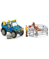 Schleich Dinosaurs Off-Road Vehicle With Dino Outpost Playset