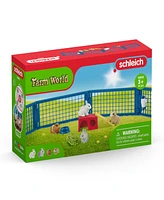 Schleich Farm World Rabbit Guinea Pig Hutch Playset