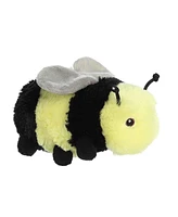 Aurora Small Eco Softies 8" Bumblebee Plush Toy Yellow 6"