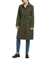 Kate Spade New York Women's Hooded Bibbed Raincoat