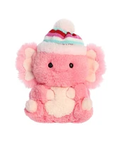 Aurora Mini Andi Axolotl Rolly Pet Festive Plush Toy Pink 5"