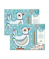 Djeco Forest Friends Coloring Set - Assorted pre