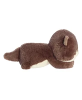 Aurora Small Oddie Otter Too Cute Playful Plush Toy Brown 9.5"