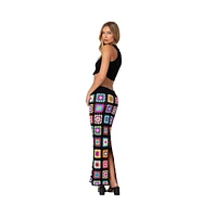 Edikted Women's Patchwork Crochet Maxi Skirt