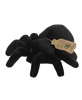 Aurora Small Eco Softies 8" Tarantula Eco Nation Eco-Friendly Plush Toy Black 6"