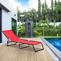 Streamdale Furniture Relaxing & Versatile Outdoor Chaise Lounge with Adjustable Comfort