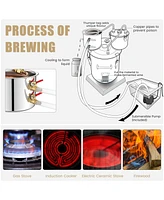 Slickblue L Water Alcohol Distiller for Diy Whisky- Gal