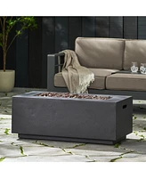 Streamdale Furniture 40,000 Btu Propane Fire Pit Warmth and Ambiance for Chilly Evenings