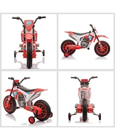 Streamdale Furniture Electric Kids' Dirt Bike 45 Minutes of Play, 12V Battery, Rear-Wheel Drive