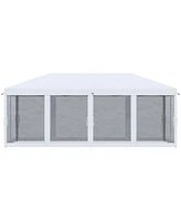 Streamdale Furniture Spacious 200 Sq Ft Gazebo Sun Shade, Uv Protection, Bug Protection, Easy Setup