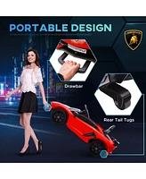 Streamdale Furniture Lamborghini Aventador Licensed Electric Play Car for Kids with Remote Control