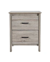 Simplie Fun Handsome Bedside Table Storage and Style for Your Bedroom