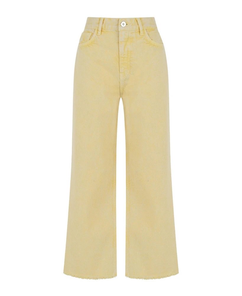 Nocturne Women's High Waist Wide Leg Jeans