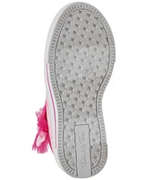 Skechers Toddler Girl's Twinkle Toes: Sparks - Ombre Dazzle High Top Light-Up Stay-Put Casual Sneakers from Finish Line