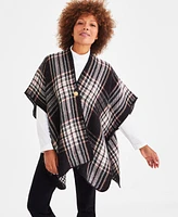 Style & Co Reversible Houndstooth Topper