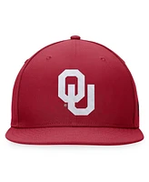 Top of the World Men's Crimson Oklahoma Sooners Fitted Hat