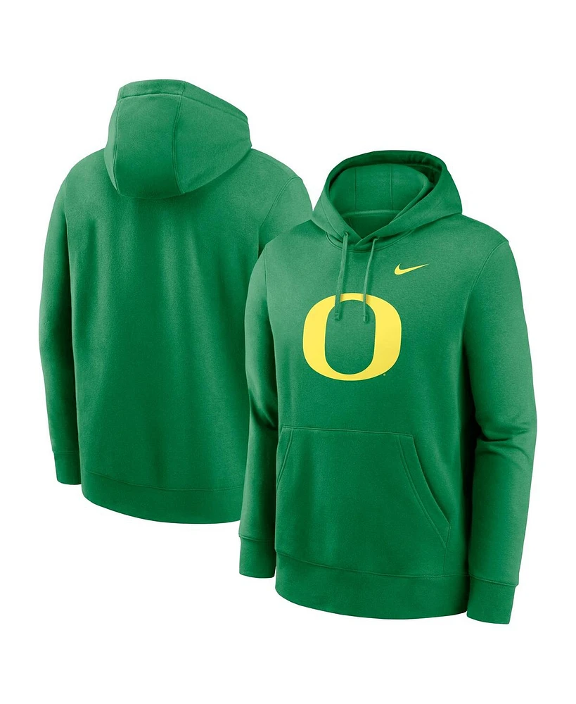 Nike Men's Oregon Ducks Primetime Evergreen Club Fleece Pullover Hoodie