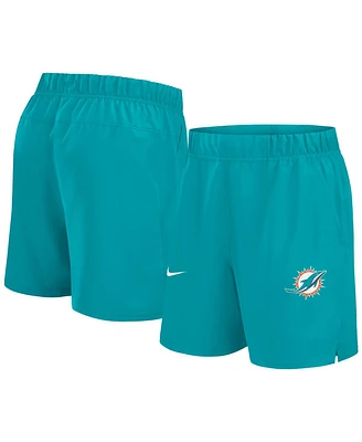 Nike Men's Aqua Miami Dolphins Blitz Victory Performance Shorts