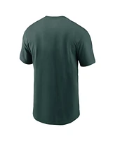 Nike Men's Green Michigan State Spartans Football T-Shirt