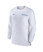 Nike Men's Duke Blue Devils 2024 Sideline Coach Uv Performance Long Sleeve T-Shirt