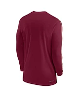 Nike Men's Florida State Seminoles 2024 Sideline Coach Uv Performance Long Sleeve T-Shirt