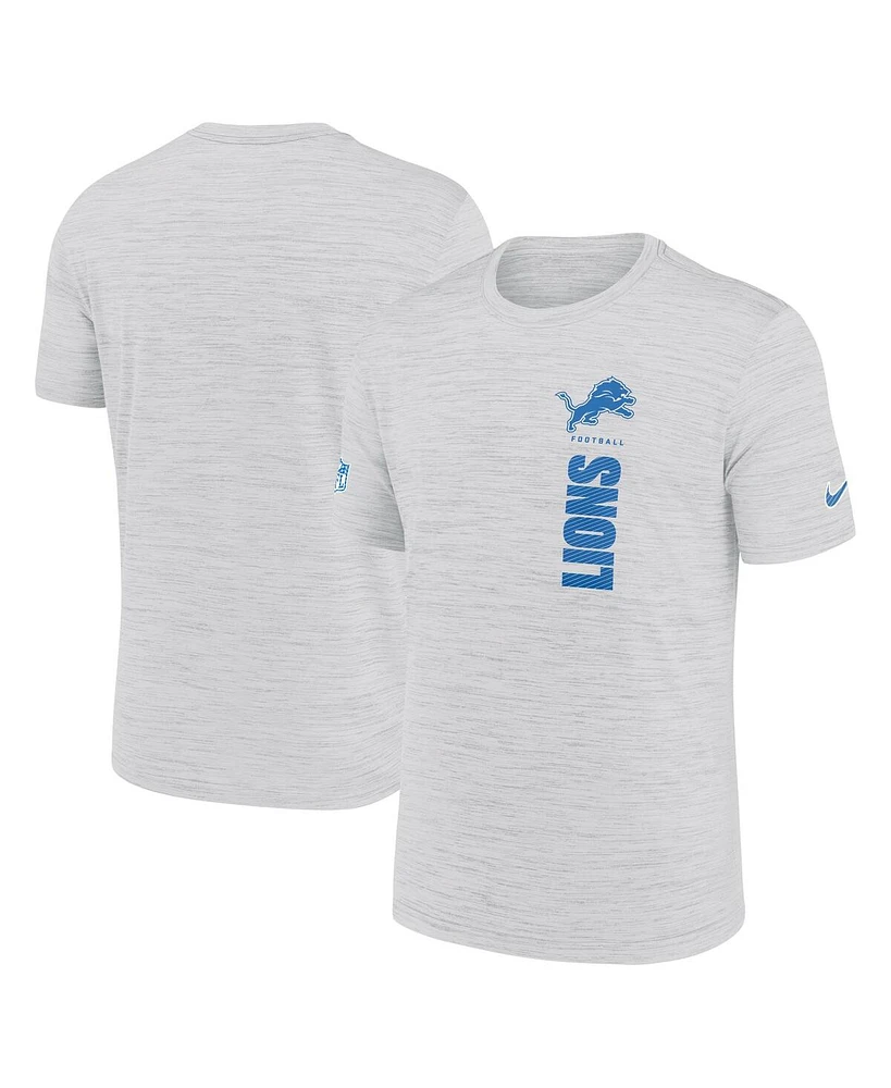 Nike Men's White Detroit Lions 2024 Sideline Velocity Performance T-Shirt