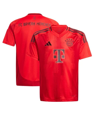 Adidas Big Boy's and Girl's Red Bayern Munich 2024/25 Home Replica Jersey