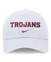 Nike Men's and Women's White Usc Trojans 2024 Sideline Club Adjustable Hat