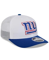New Era Men's White/Royal New York Giants 2024 Nfl Training Camp 9SEVENTY Trucker Hat