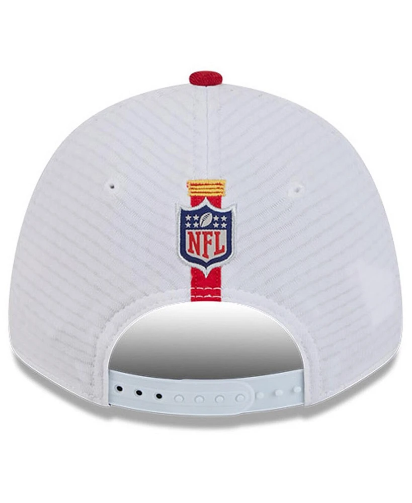 New Era Men's White/Red Kansas City Chiefs 2024 Nfl Training Camp 9FORTY Adjustable Hat