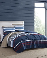 Nautica Bradford Reversible Piece Quilt Set
