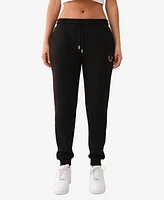 True Religion Women's Crystal Classic Jogger