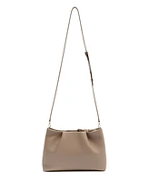 Esin Akan Midi Mayfair Leather Clutch Crossbody Bag