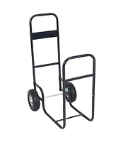 Streamdale Furniture Multipurpose Firewood & Heavy-Duty Cart with 200lb Capacity