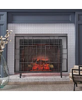 Dorothy Modern Iron Single Panel Fire Screen