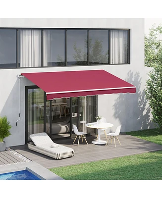 Simplie Fun Multi-Surface Patio Awning Adjustable Protection and Outdoor Style