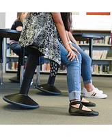 ECR4Kids SitWell Wobble Stool, Adjustable Height, Orange