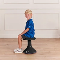 ECR4Kids Ace Active Core Engagement Wobble Stool, 15-Inch Seat Height, Grey