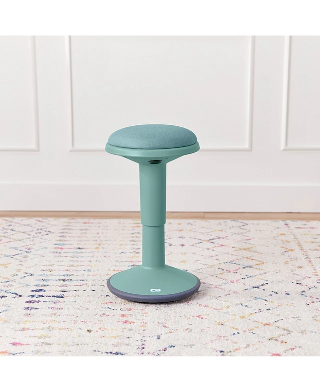 ECR4Kids SitWell Adjustable Wobble Stool - Core Engagement For Kids & Adults, Height 15.7" To 21.7", Eggplant - View #4