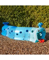 ECR4Kids Willow Climb-n-Crawl Whale, 2-Section Extension Set, Capri Blue/French Blue