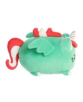 Aurora Small Peppermint Pegasus Meowchi Tasty Peach Festive Plush Toy Green 7.5"